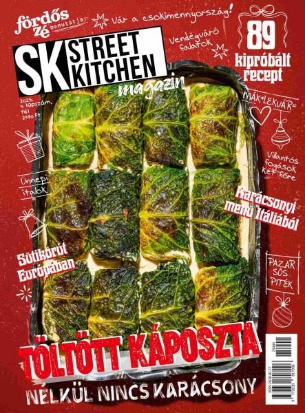 FÖRDŐS ZÉ - STREET KITCHEN MAGAZIN 2025/4. TÉL (TÖLTÖTT KÁPOSZTA)