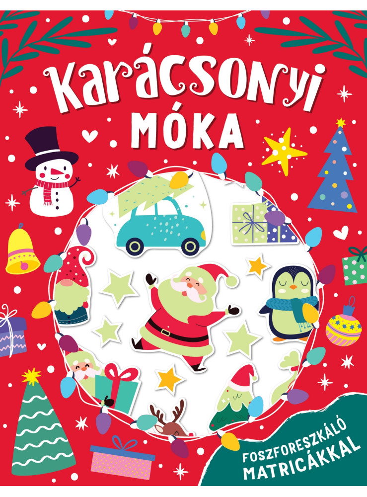 KARÁCSONYI MÓKA - FOSZFORESZKÁLÓ MATRICÁKKAL