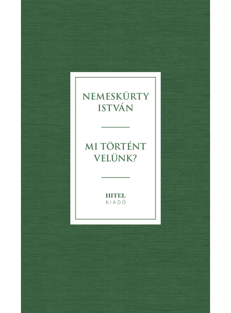MI TÖRTÉNT VELÜNK? MI TÖRTÉNT VELÜNK?