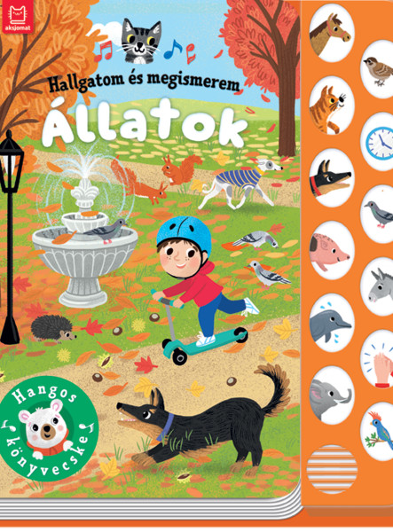 HALLGATOM ÉS MEGISMEREM - ÁLLATOK - HANGOS KÖNYVECSKE