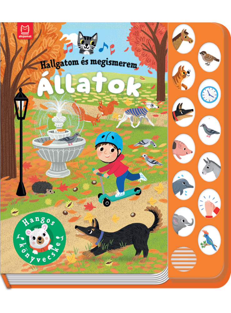 HALLGATOM ÉS MEGISMEREM - ÁLLATOK - HANGOS KÖNYVECSKE
