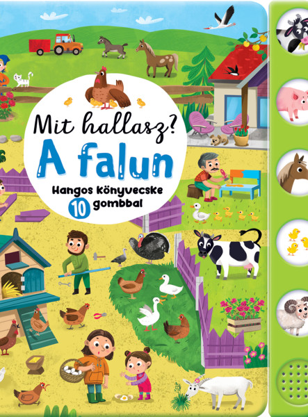MIT HALLASZ? -  A FALUN - HANGOS KÖNYVECSKE 10 GOMBBAL