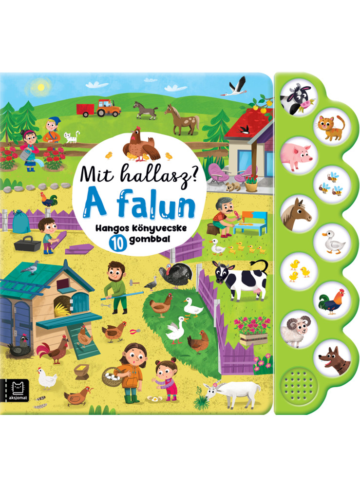 MIT HALLASZ? -  A FALUN - HANGOS KÖNYVECSKE 10 GOMBBAL