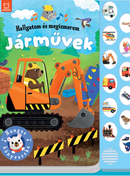 HALLGATOM ÉS MEGISMEREM - JÁRMŰVEK -  HANGOS KÖNYVECSKE