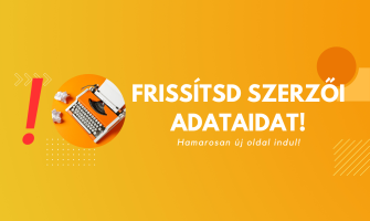 Szerzői adatok - naprakészen